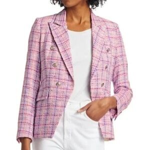 Generation Love Pink Plaid Blazer